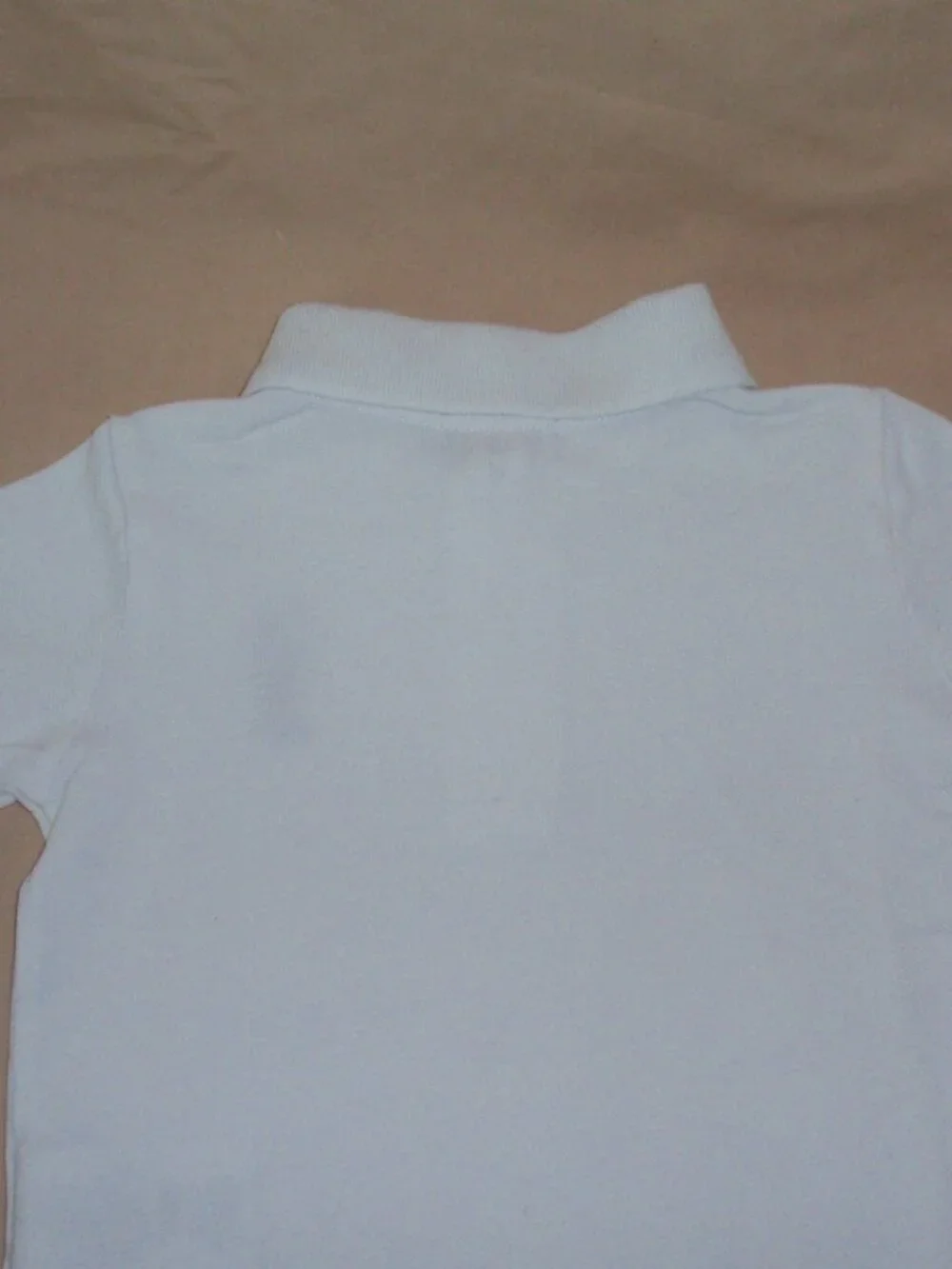 Lot of 2 Ralph Lauren Bear Colorblock Short Sleeve Pique Polos Sz 18m 2t